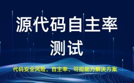 软件产品源代码自主率测试